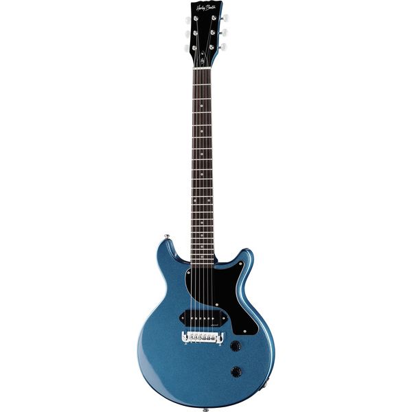 Harley Benton DC-Junior Pelham Blue