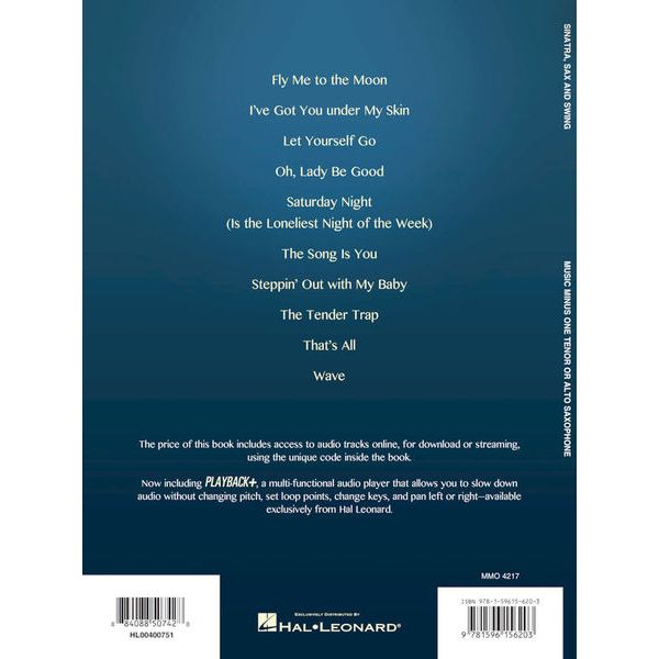 Music Minus One Sinatra Sax and Swing