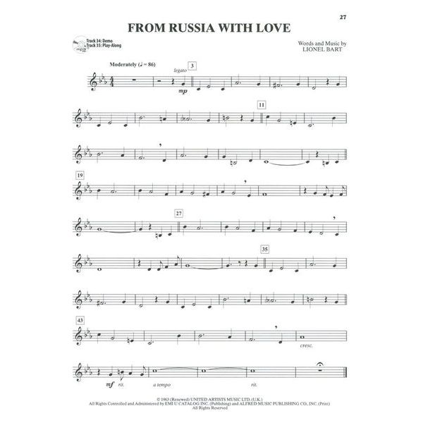 Alfred Music Publishing Ultimate Movie Solos Horn