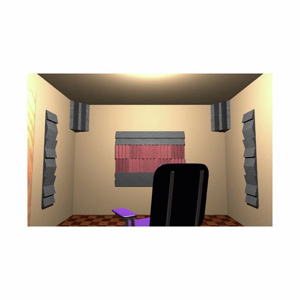 Auralex Acoustics Roominators Alpha-DST Burgundy