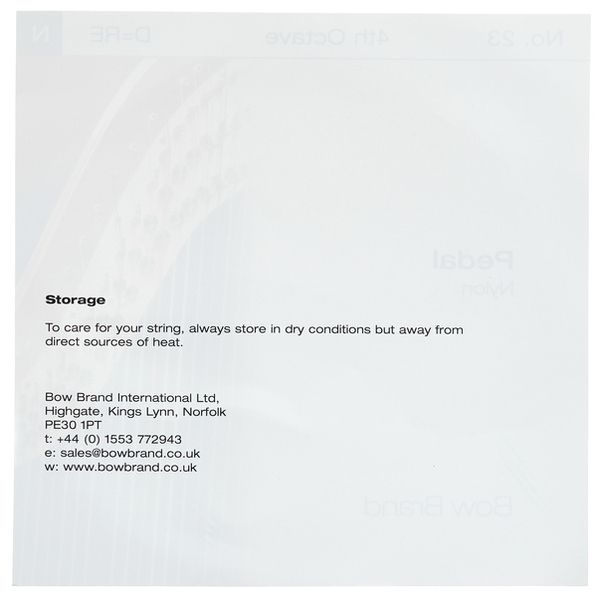 Bow Brand Pedal Artist Nylon 4th D No.23