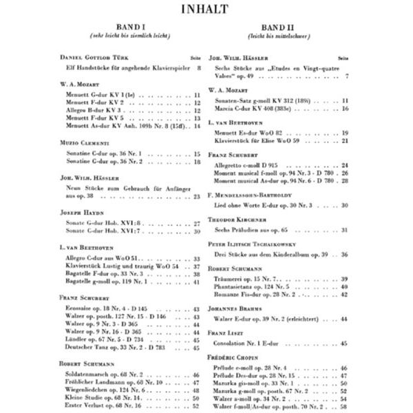 Henle Verlag Klassik und Romantik 1