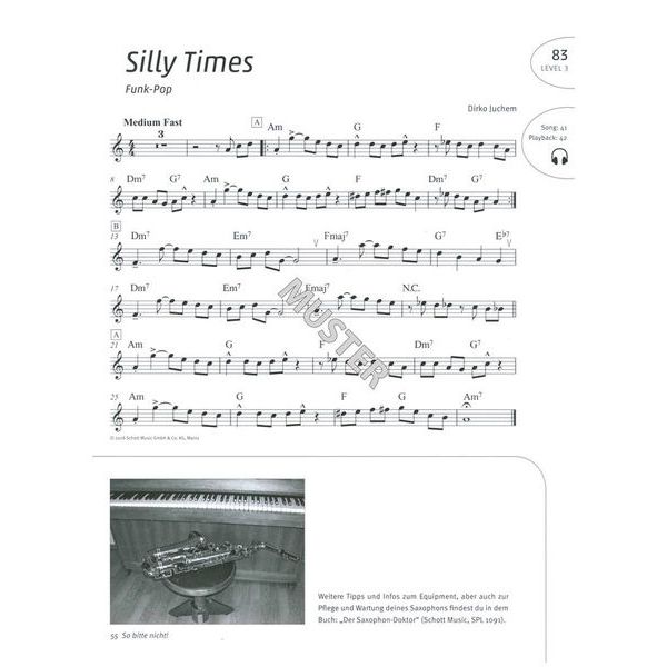 Schott Pop Saxophone Schule 1 A-Sax