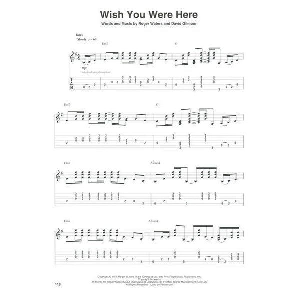 Hal Leonard Pink Floyd Deluxe Guitar