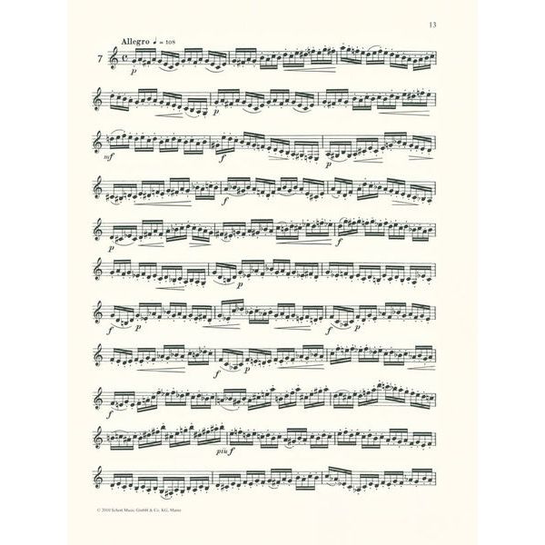 Schott 48 Etüden für Klarinette