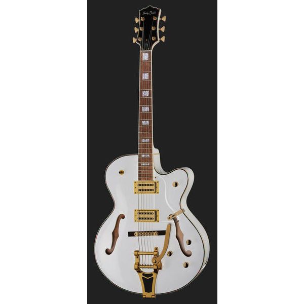 Harley Benton BigTone Trem White w/Case