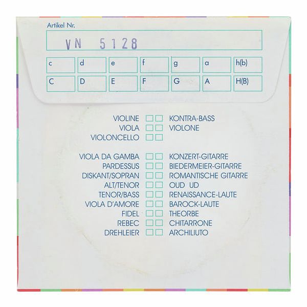 Kürschner Large Theorbo Single String G