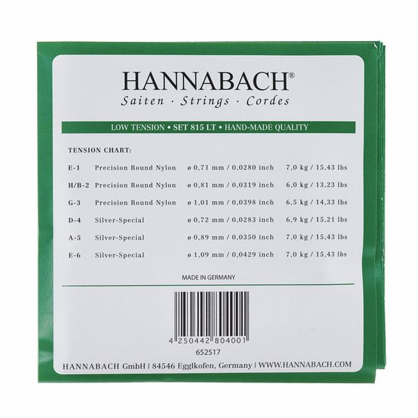 Hannabach 815LT Green