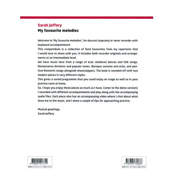 Schott My Favourite Melodies Recorder