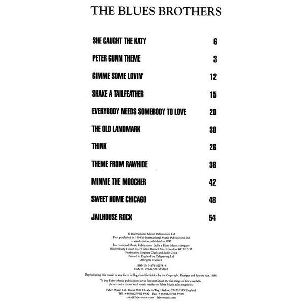 Faber Music The Blues Brothers