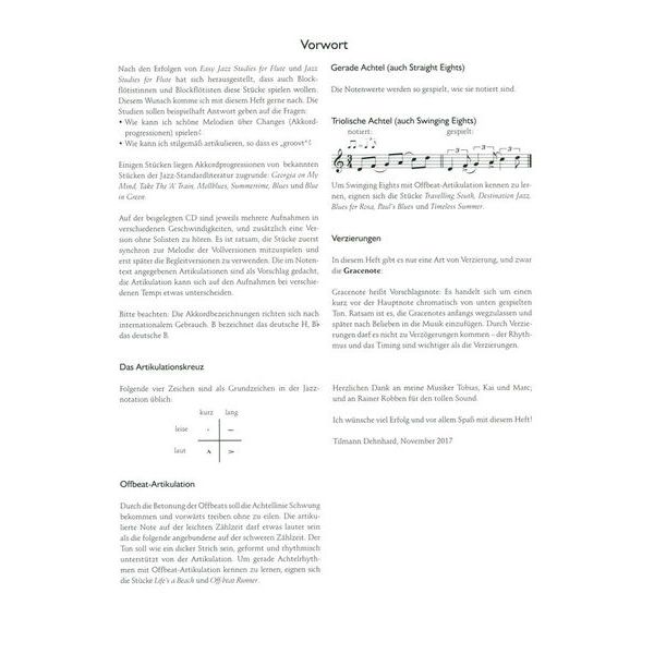 Universal Edition Jazz Studies Alto Recorder