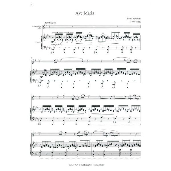 Edition Hug Classic Standards for Sax