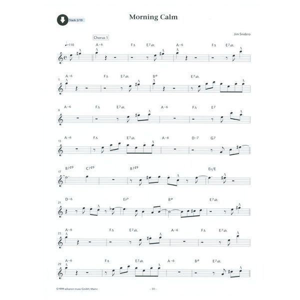 Advance Music Easy Jazz Conception 1 A-Sax