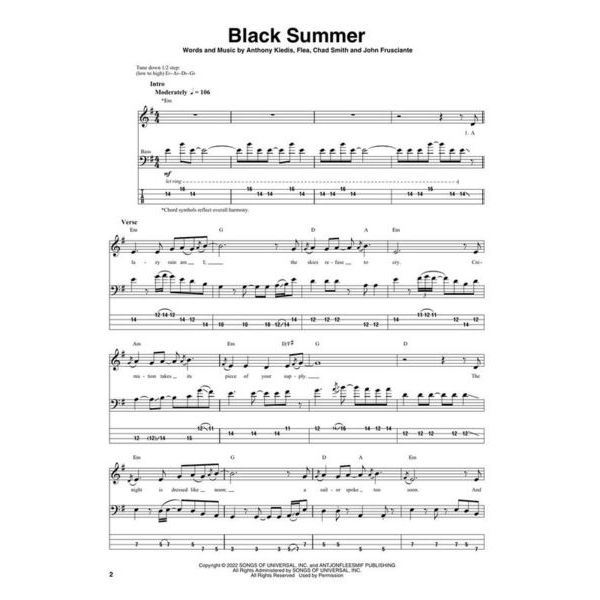 Hal Leonard RHCP Unlimited Love Bass