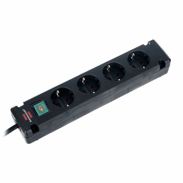 Brennenstuhl Bremounta Socket Strip 4Way BK