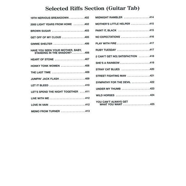 Alfred Music Publishing Rolling Stones Fake Book