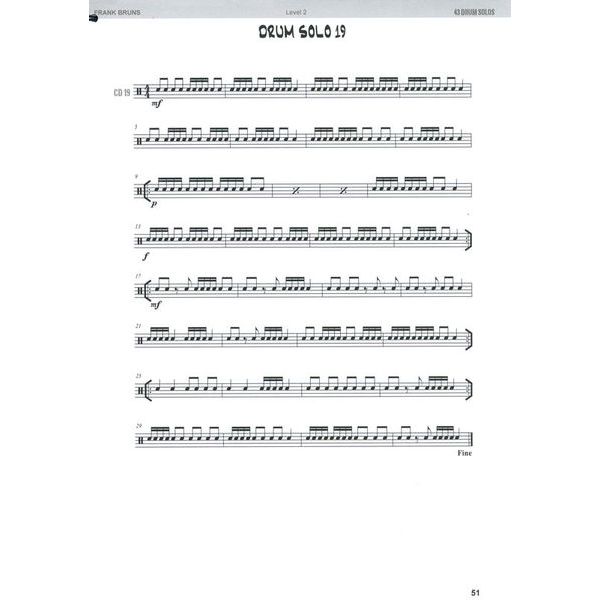 Leu Verlag 43 Drum Solos