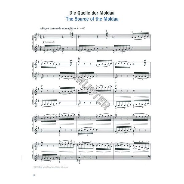 Schott Smetana Die Moldau Easy Piano