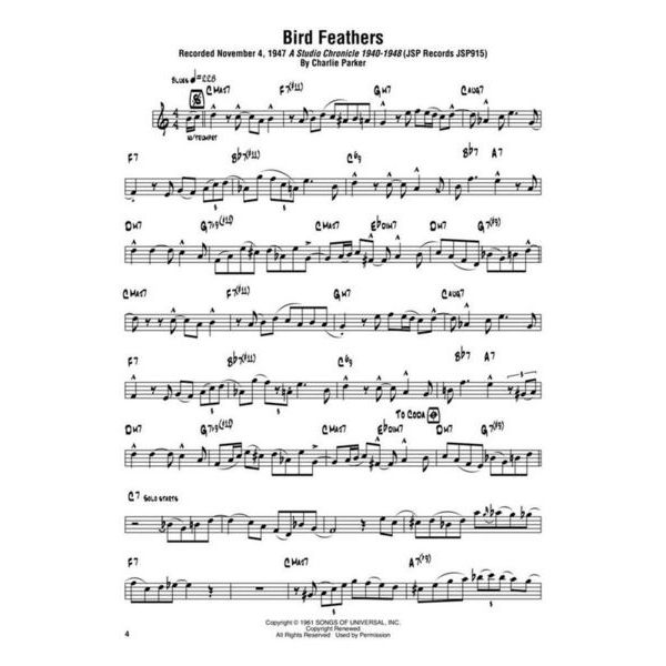 Hal Leonard Charlie Parker Omnibook Bb 2