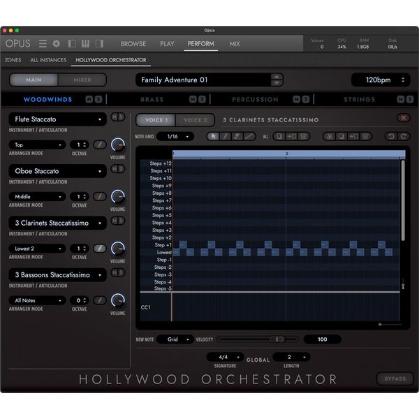 EastWest Hollywood Orchestra Opus Edit.