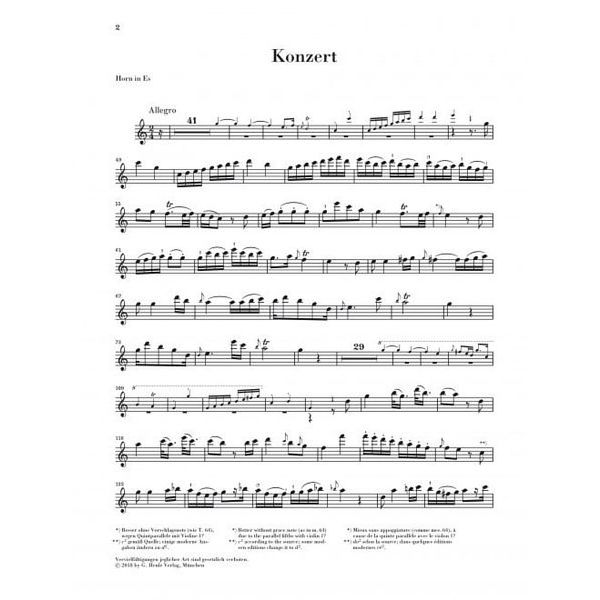 Henle Verlag Neruda Concerto Horn (Trumpet)