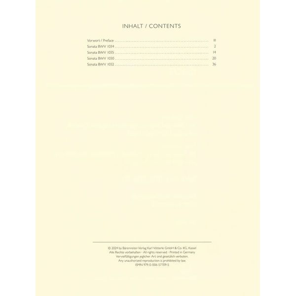 Brenreiter Bach 4 Sonaten für 2 Flöten