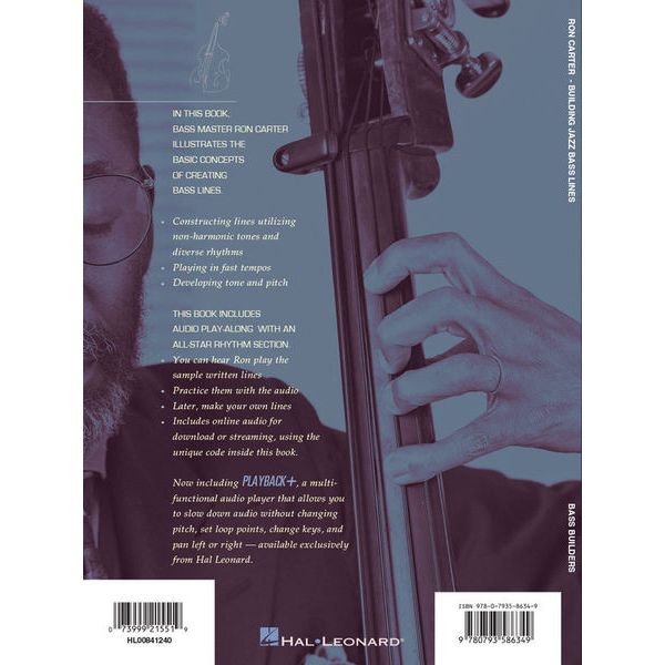 Hal Leonard Ron Carter Building Jazz Bass