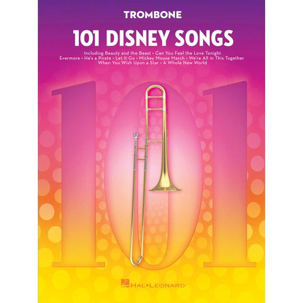 Hal Leonard 101 Disney Songs Trombone