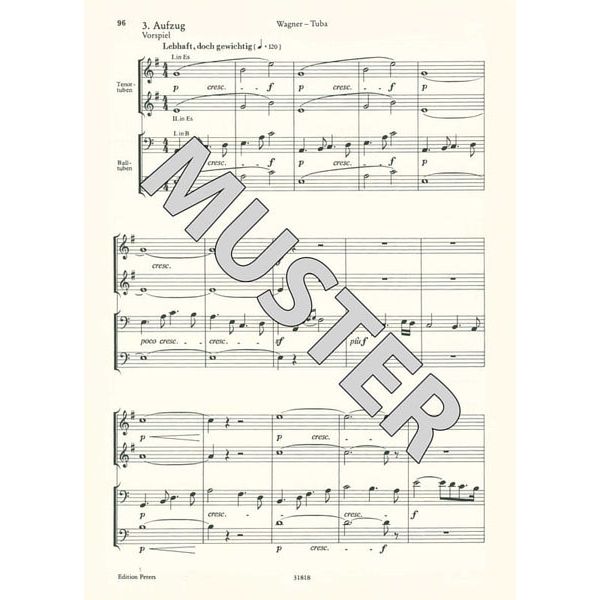 Edition Peters Orchester Probe Horn