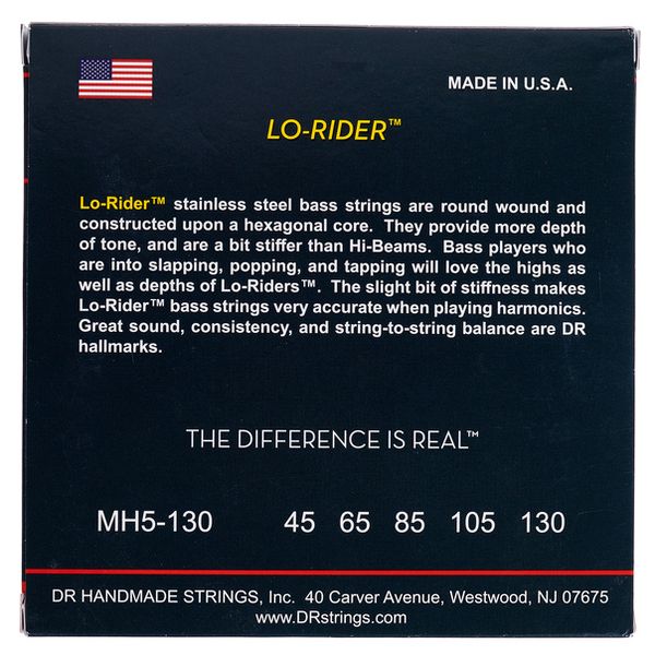 DR Strings Lo-Rider MH5-130