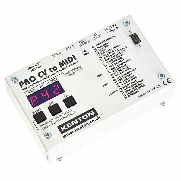 Kenton Pro CV to MIDI