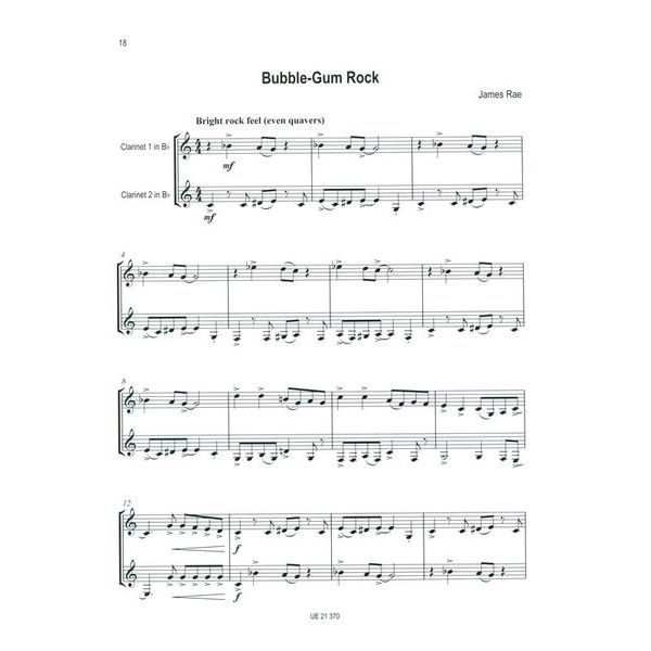 Universal Edition Easy Blue Clarinet Duets
