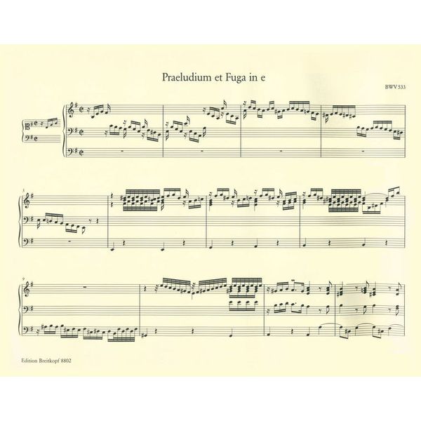 Breitkopf & Hrtel Bach Smtliche Orgelwerke 2