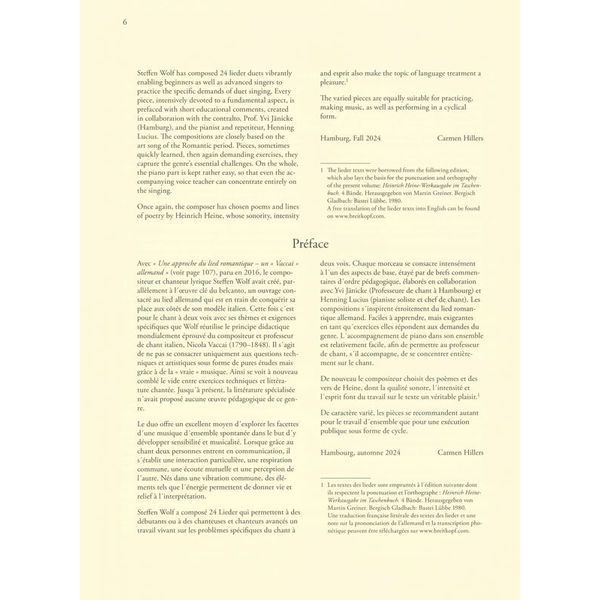 Breitkopf & Hrtel Wege zum Duettgesang