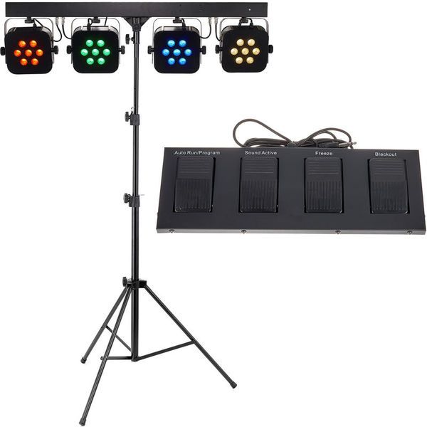 Stairville Stage Quad LED RGB WW Bundle