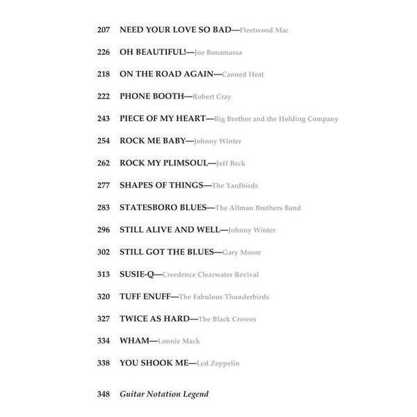 Hal Leonard Blues-Rock Guitar Bible