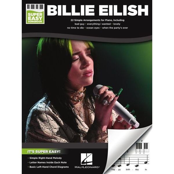 Hal Leonard Billie Eilish Super Easy Piano