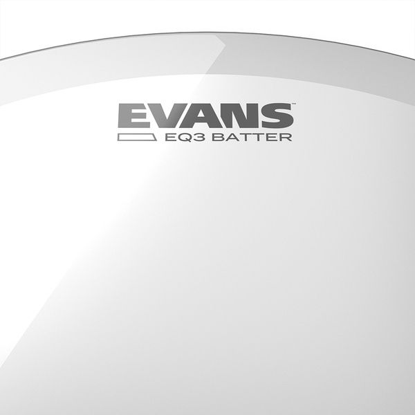 Evans 18" EQ3 Bass Drum Frosted