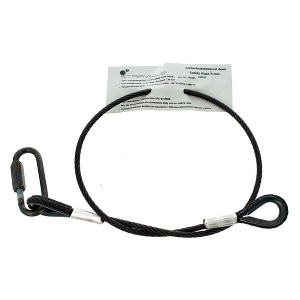 Stairville Safety 60cm/4mm Black 10kg