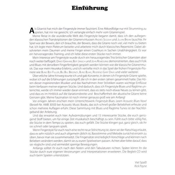 Acoustic Music Books Fingerstyle Blues Collection