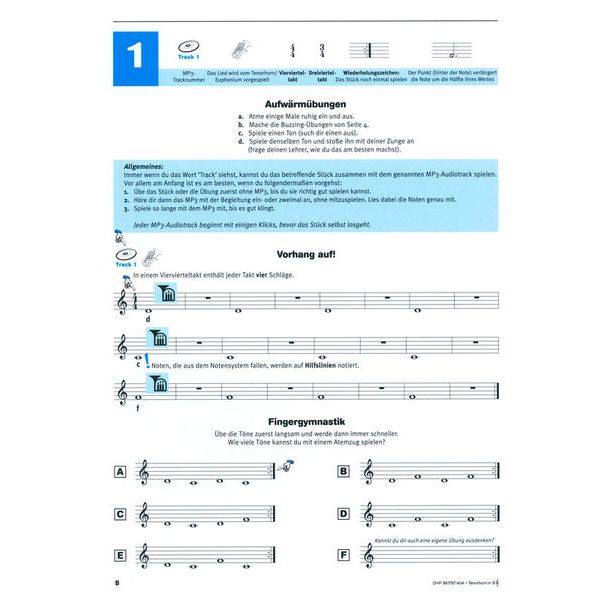 De Haske Hören Lesen Schule 1 Tenorhorn