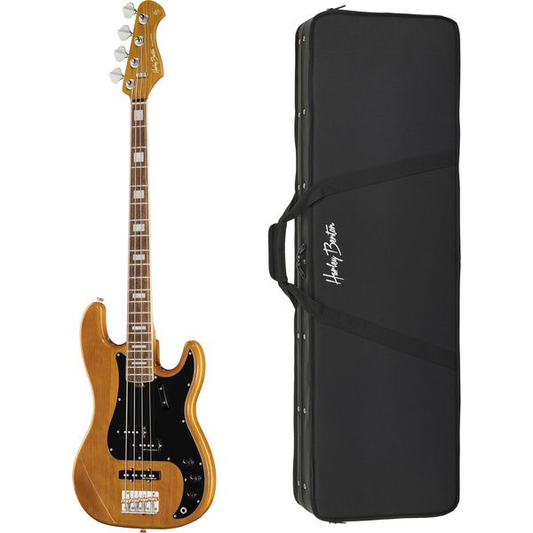 Harley Benton MV-4PJ Natural w/Case