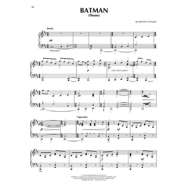 Hal Leonard Movie & TV Music Danny Elfman