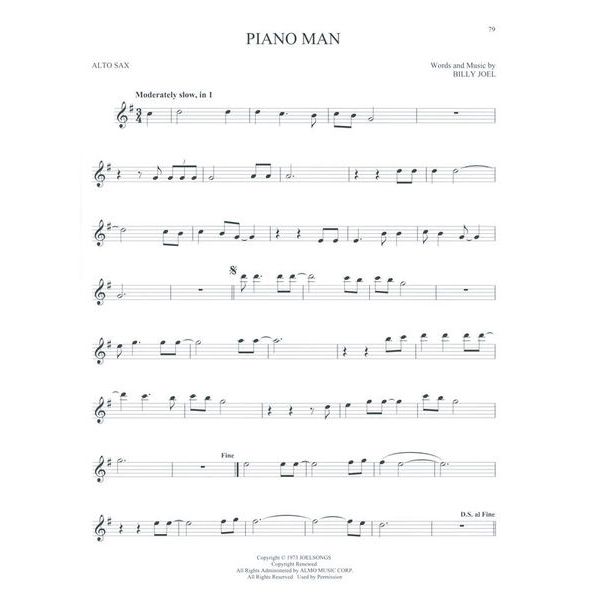 Hal Leonard 101 Popular Songs Alto Sax