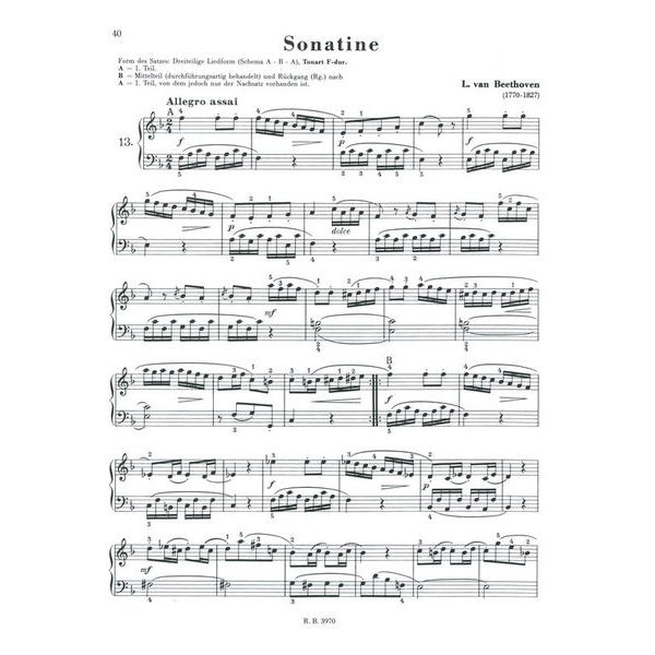 Musikverlag Richard Birnbach Sonatinen-Album 1