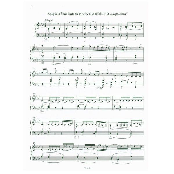 Doblinger Musikverlag Joseph Haydn for Orgel