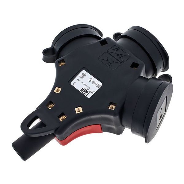 PCE 25311-s 3-Way Safety Socket