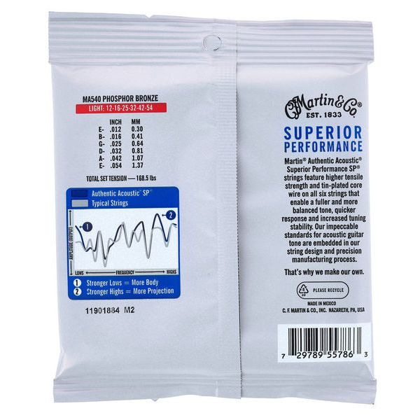 Martin Guitar MA-540 Authentic Acoustic Set