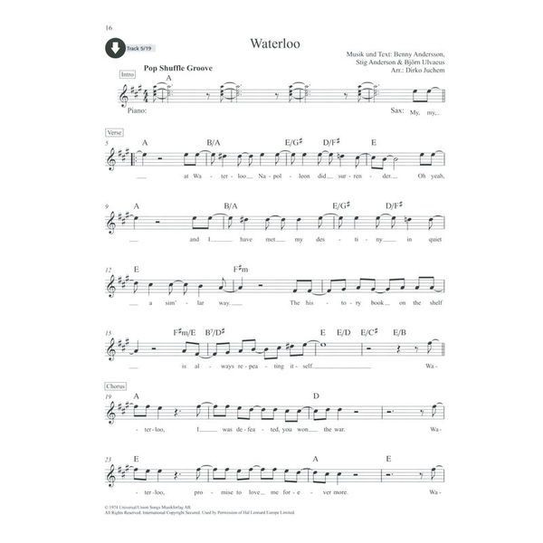 Schott Abba Classics A-Sax