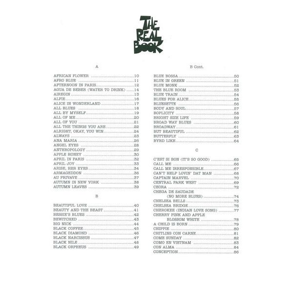 Hal Leonard Real Book 1 Bb